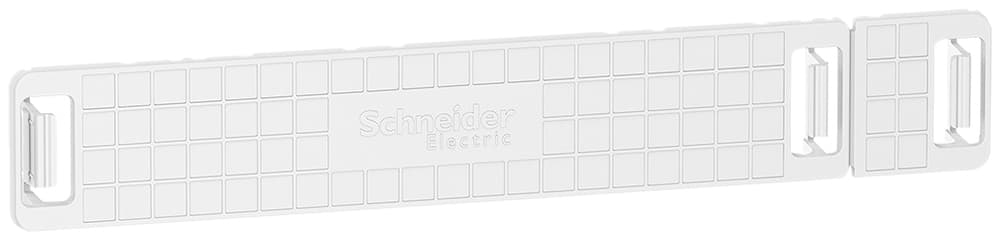 Schneider Electric - Resi9 - brides câbles pour goulotte - largeur 18 modules - IK08 - blanc