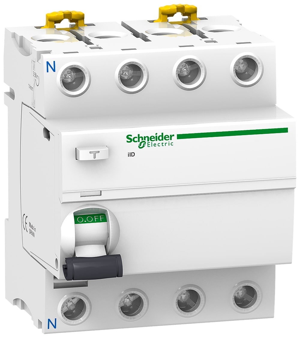 Schneider Electric - Acti9, iID interrupteur différentiel 4P 63A 300mA type Asi