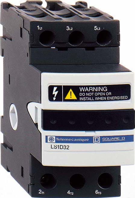 Schneider Electric - TeSys LS1 - corps de sectionneur fusible - 3P - 32A - pour fusible NFC 10x38mm