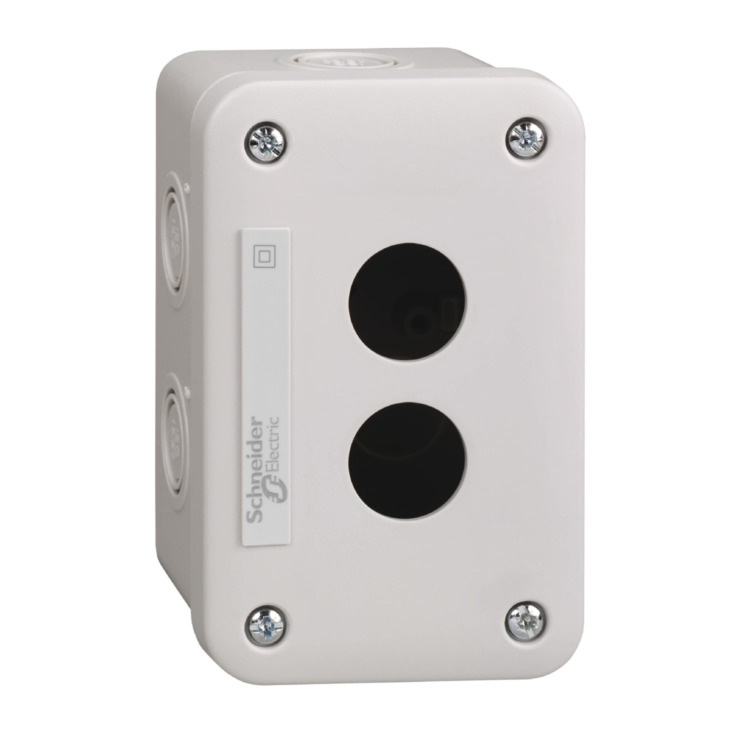 Schneider Electric - Harmony - boite vide XALE 2 trous - XB7 Ø22mm - IP54 - gris - lot de 5