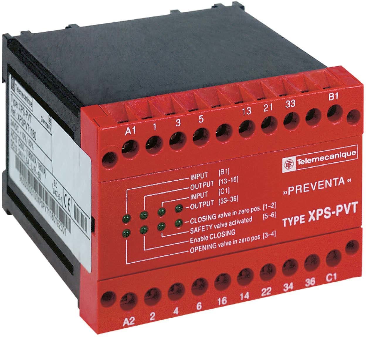 Schneider Electric - Preventa XPS-PV - contrôleur - électrovanne sur presse hydraulique - 24Vcc