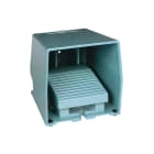 Schneider Electric - Preventa XPEM - inter. à pied - simple - avec capot - métal.- bleu - 1O+1F