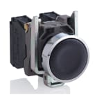 Schneider Electric - Harmony XB4 - bouton poussoir à impulsion - Ø22 - noir - 1O+1F - vis étrier
