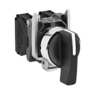 Schneider Electric - Harmony XB4 - bouton tournant à crosse - Ø22 - 3 pos rap C - noir - 2F - vis étr