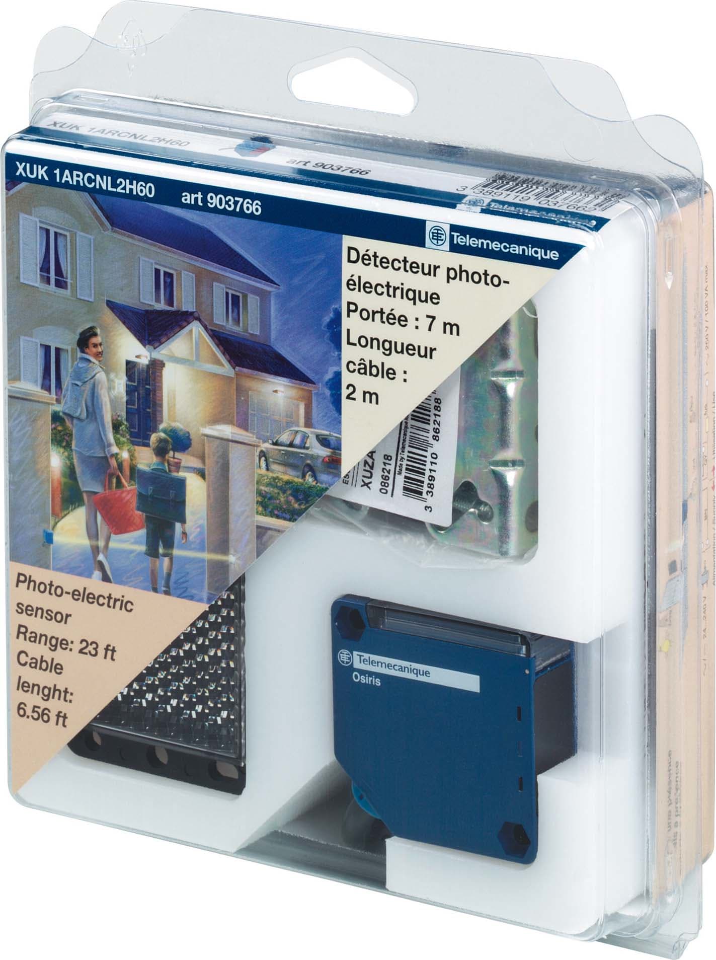 Telemecanique Sensors France - OsiSense XU métier - Detecteur photoelectrique compact ac/dc