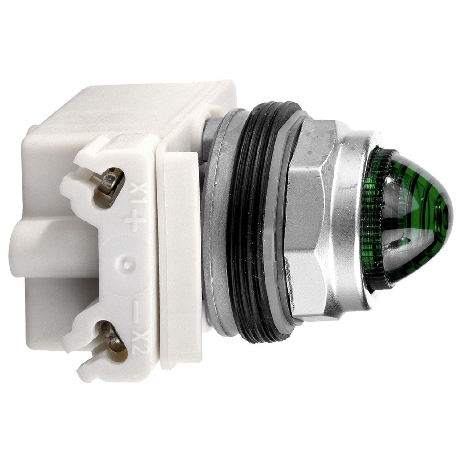 Schneider Electric - Harmony 9001K - voyant octogonal - Ø30 - IP66 - vert - lampe BA9s - 230V - borne