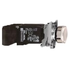 Schneider Electric - Harmony XB4 - poussoir lumineux - 1F+1O - blanc - Ø22 - transfo 110VAC