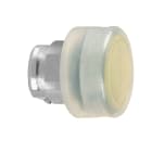Schneider Electric - Harmony tête de bouton poussoir + capuchon IP66 - Ø22 - jaune