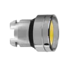 Schneider Electric - Harmony XB4 - tête bouton poussoir - encastré - collerette haute - Ø22 - jaune