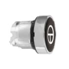 Schneider Electric - Harmony XB4 - tête bouton poussoir - affleurant - Ø22 - noir - texte 'T'