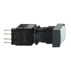 Schneider Electric - Harmony XB6 - bouton-poussoir - Ø16mm - à impulsion affleurant - 1F - blanc