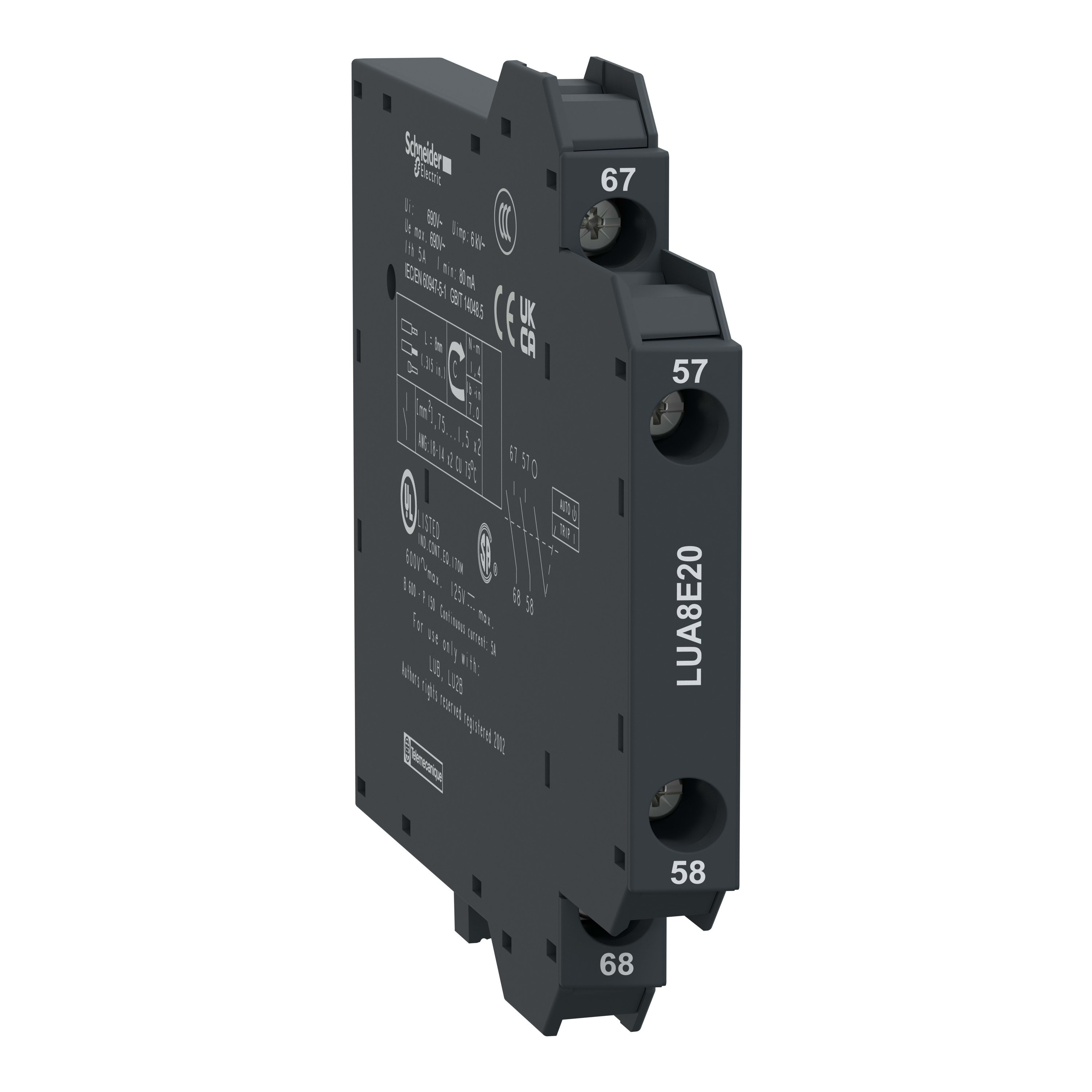 Schneider Electric - TeSys U - module de contrôle de déconnexion de l'alimentation électrique