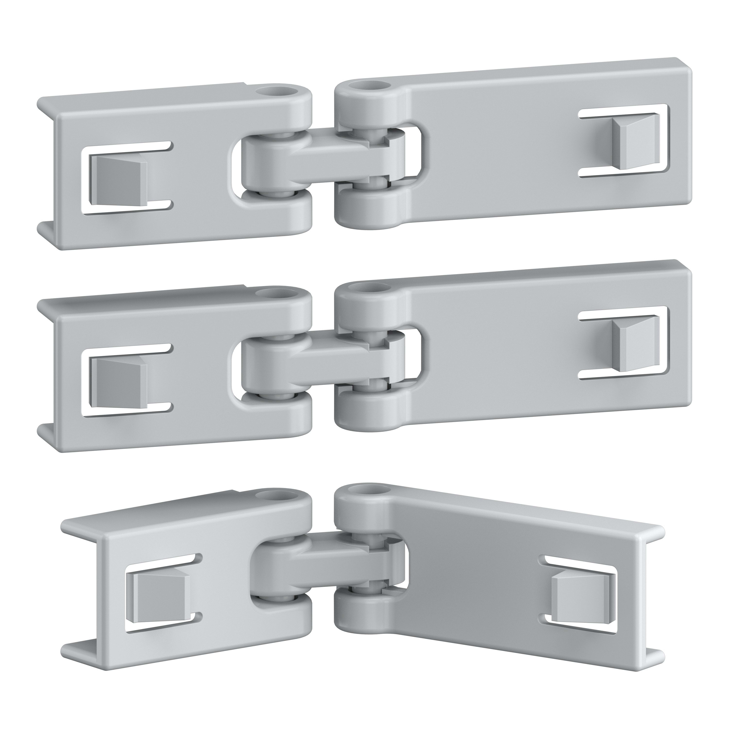Schneider Electric - Mureva - Kit de 3 charnieres pour facade avant de coffret etanche