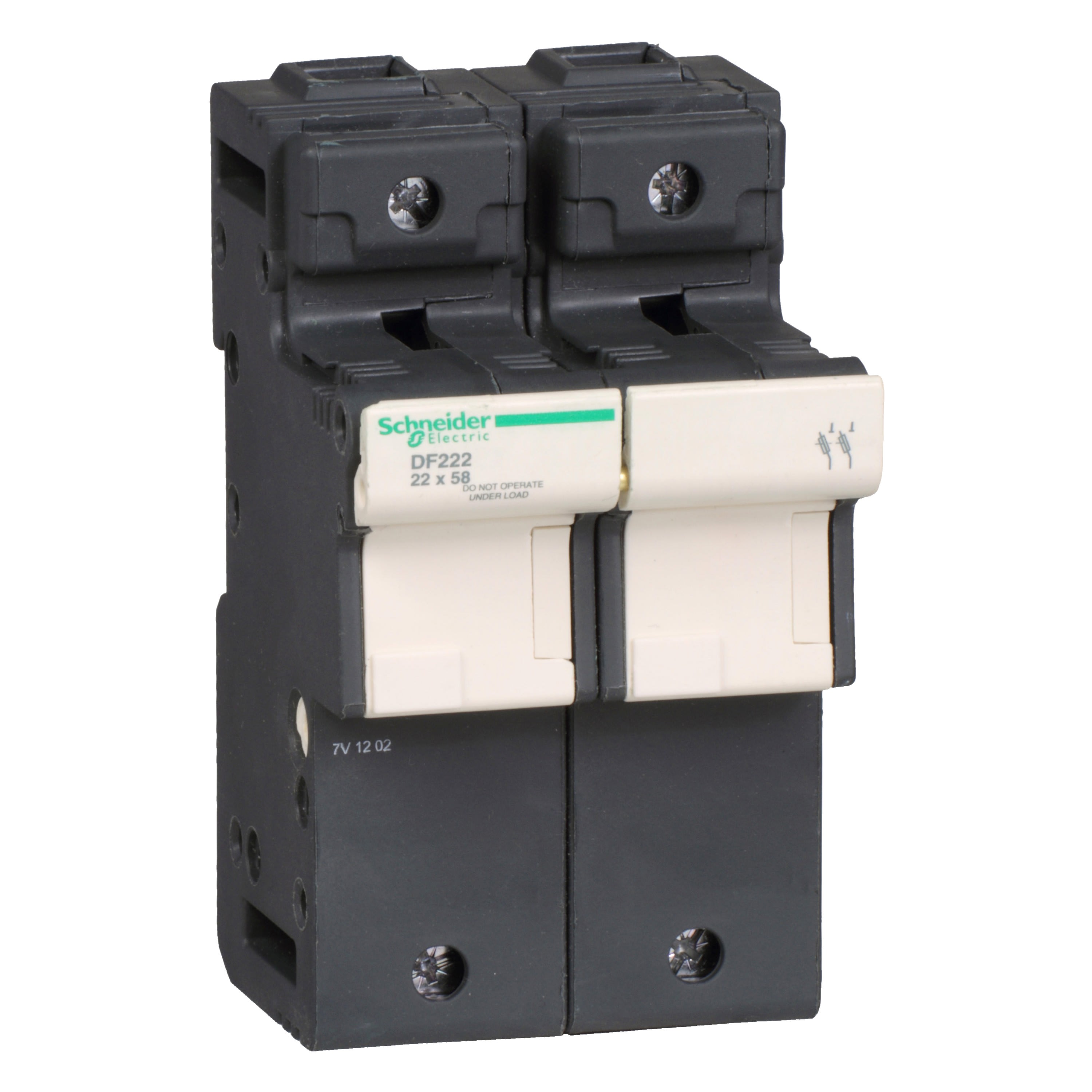 Schneider Electric - TeSys - porte-fusible - 2P - 125A - pour fusible 22x58mm