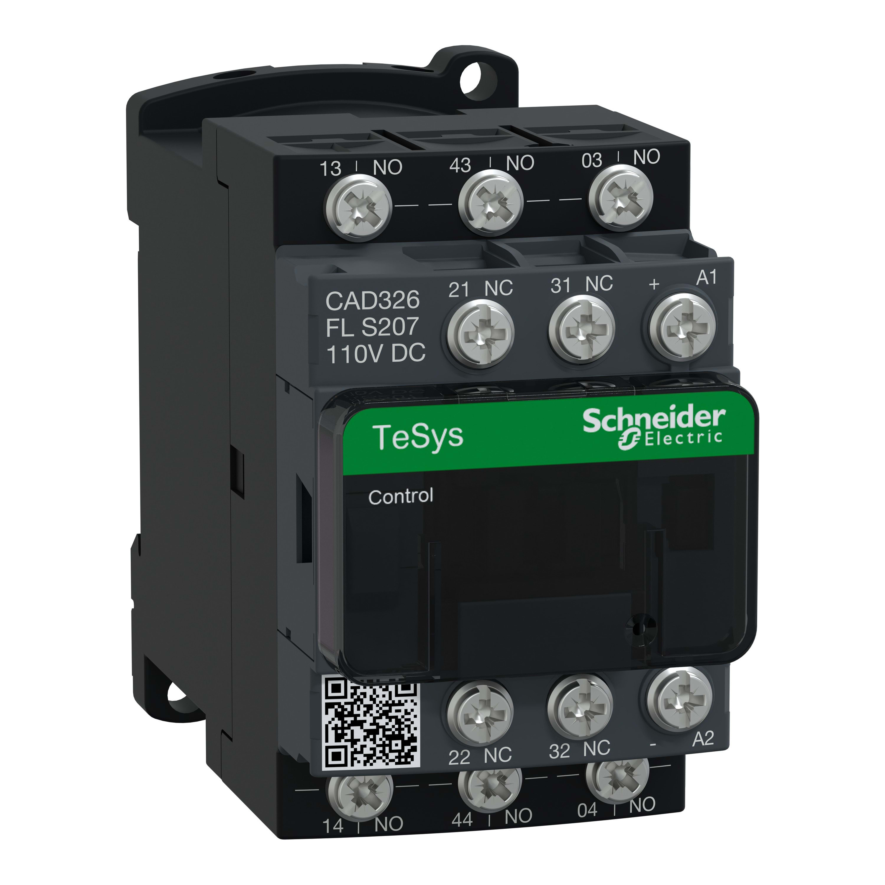 Schneider Electric - TeSys CA - Contacteur cont.aux.110v bc c.ferm.