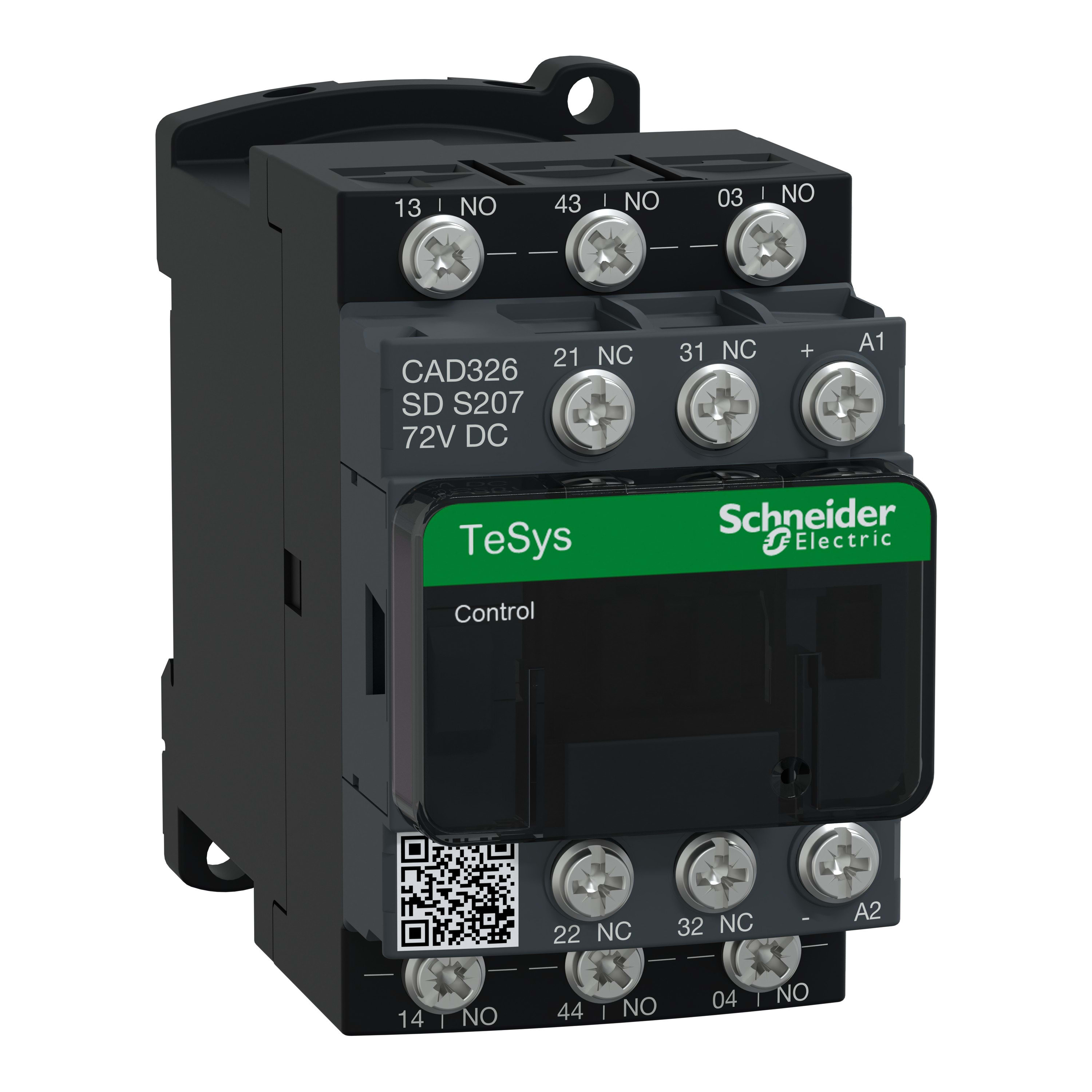 Schneider Electric - TeSys CA - Contacteur cont.aux.72v cc c.ferm.