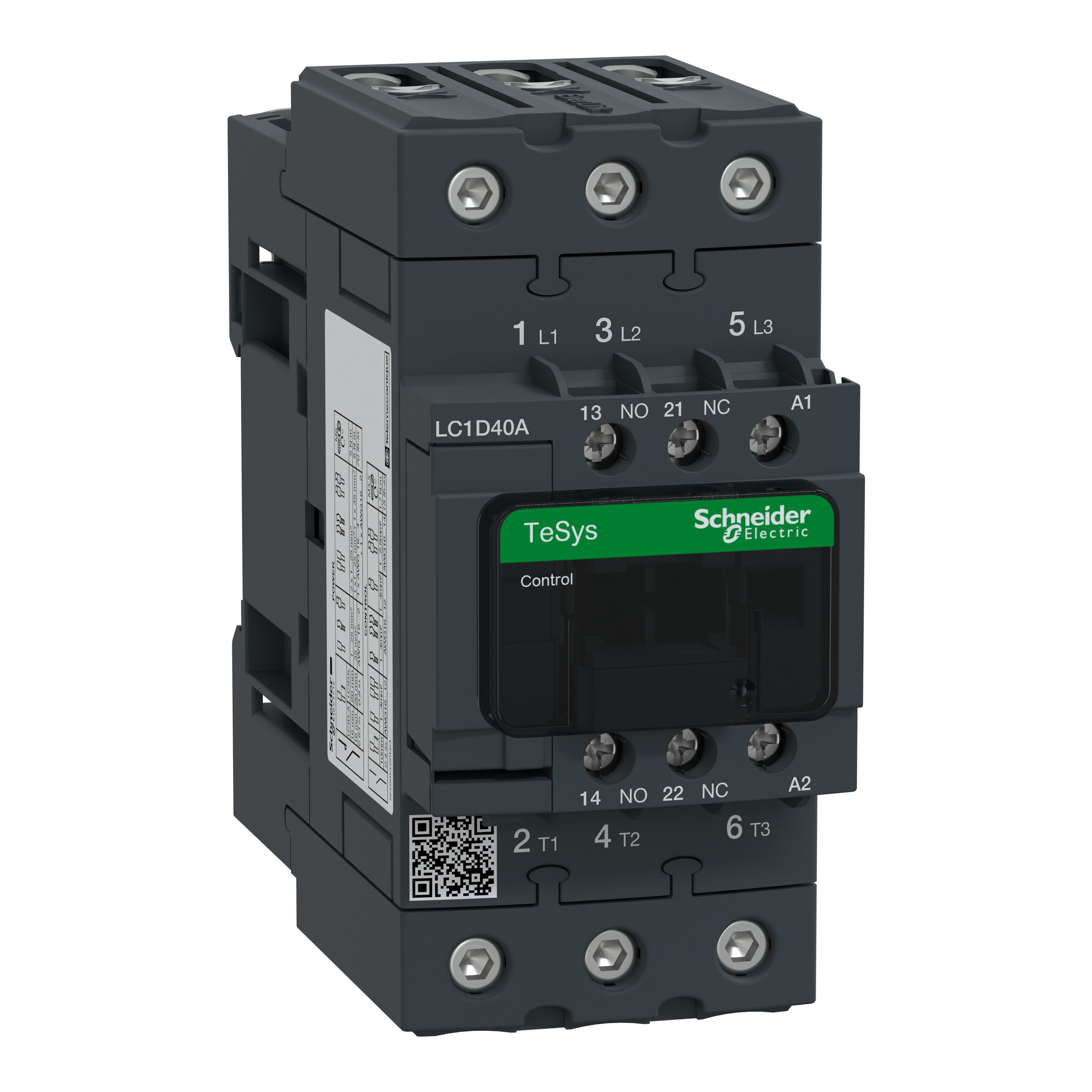 Schneider Electric - TeSys LC1D - contacteur - 3P - AC-3 440V - 40A - bobine 42Vca