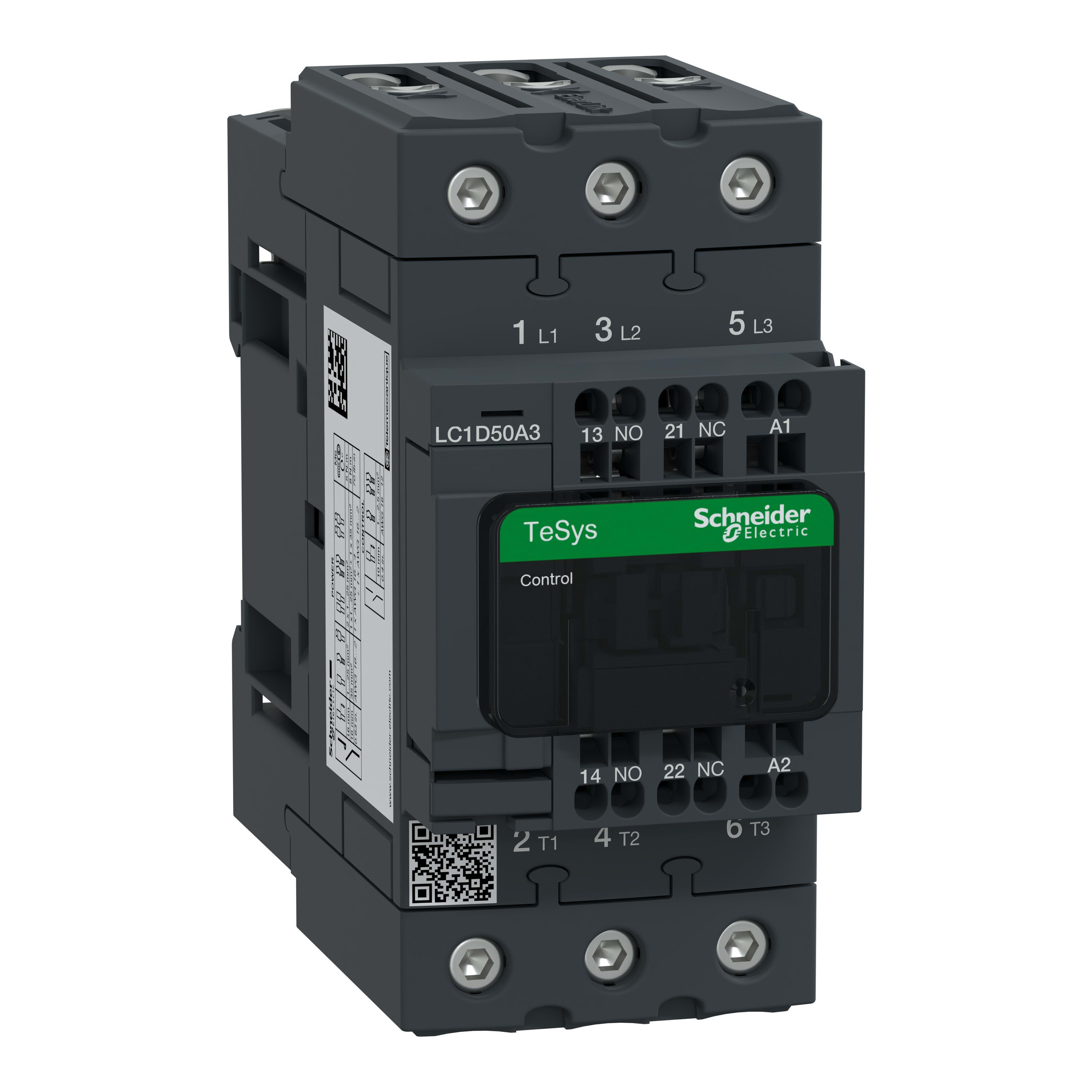 Schneider Electric - TeSys D - Cont everlink 3p ac3 440v 50a ctrl ress bob 220vca 50/60hz