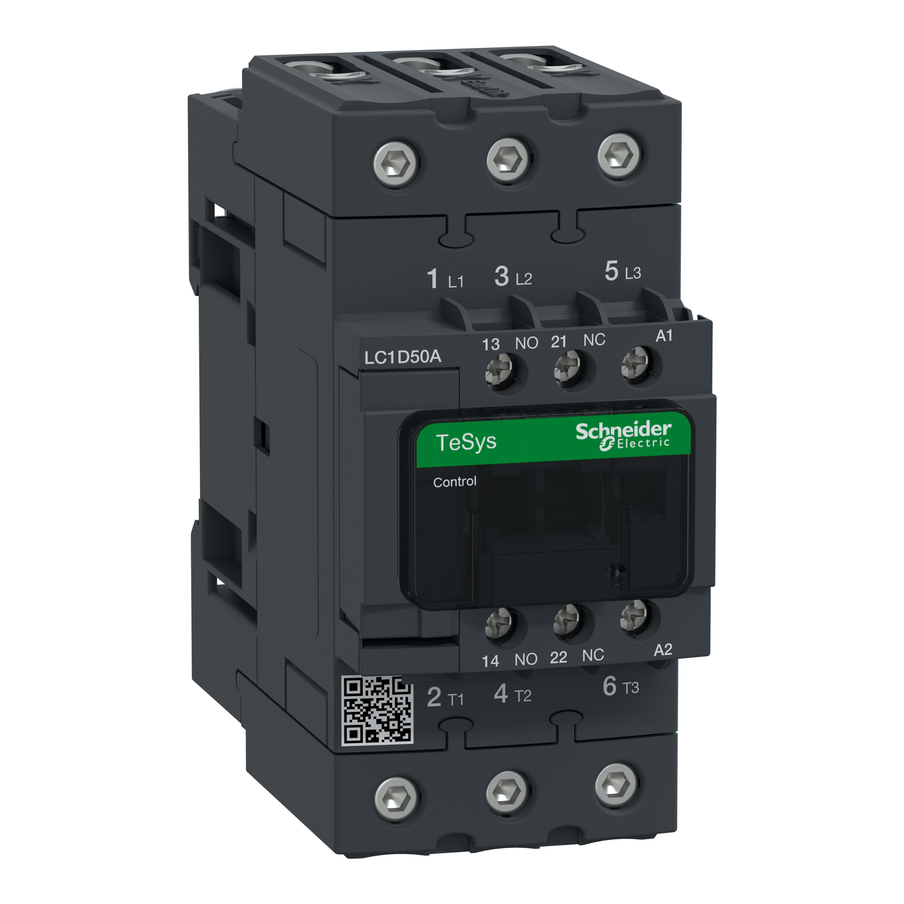 Schneider Electric - TeSys LC1D - contacteur - 3P - AC-3 440V - 50A - bobine 220Vca