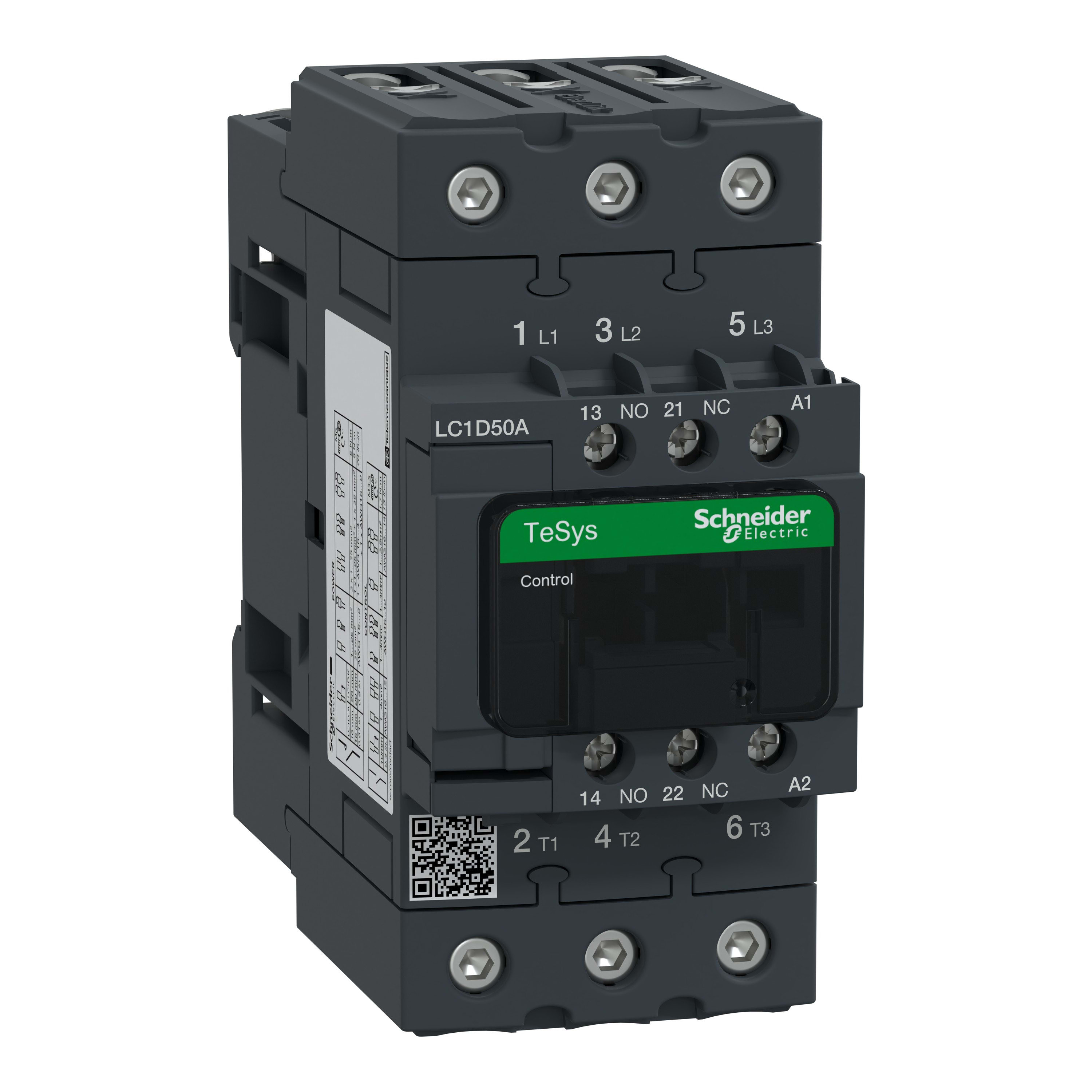 Schneider Electric - TeSys LC1D - contacteur - 3P - AC-3 440V - 50A - bobine 440Vca