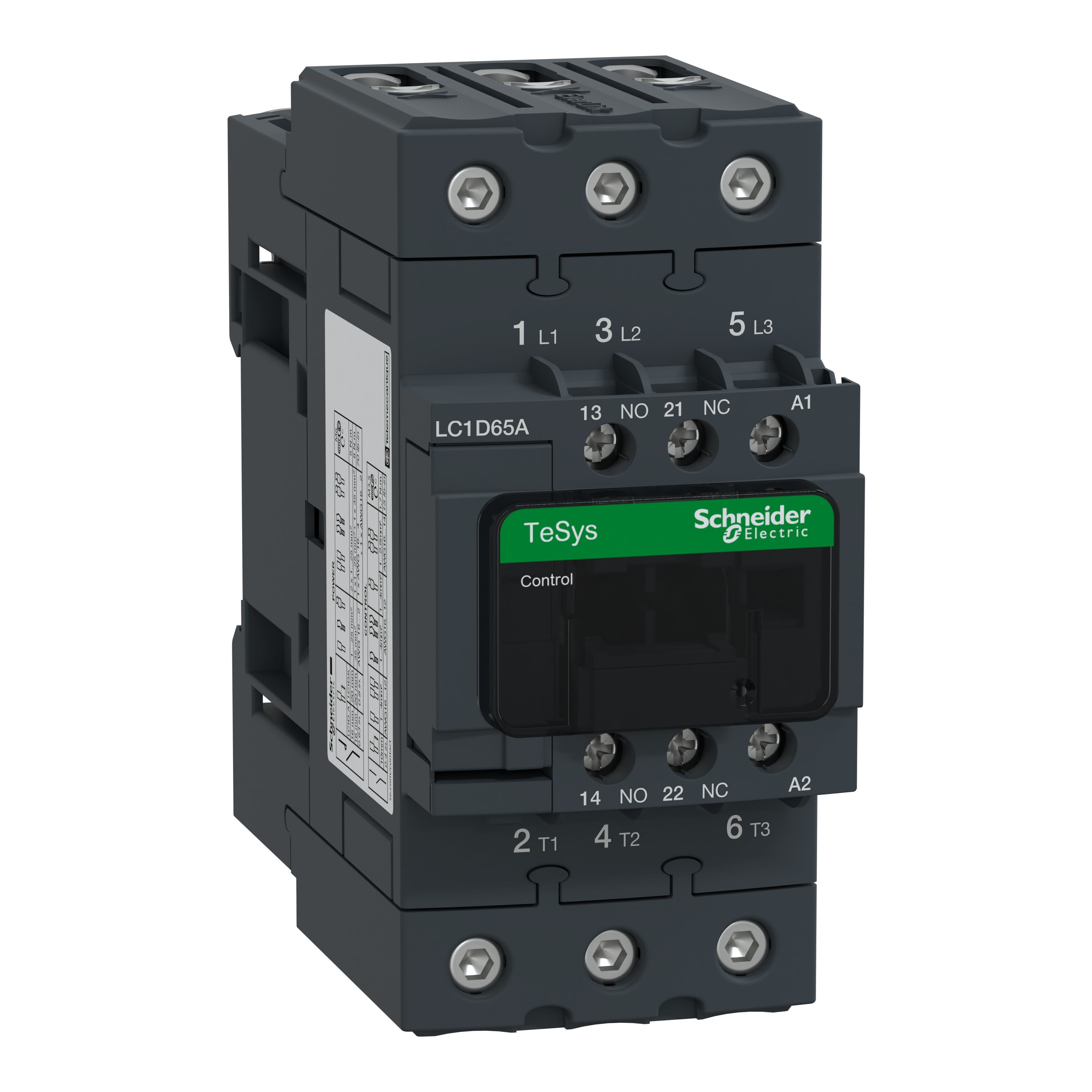 Schneider Electric - TeSys LC1D - contacteur - 3P - AC-3 440V - 65A - bobine 480Vca