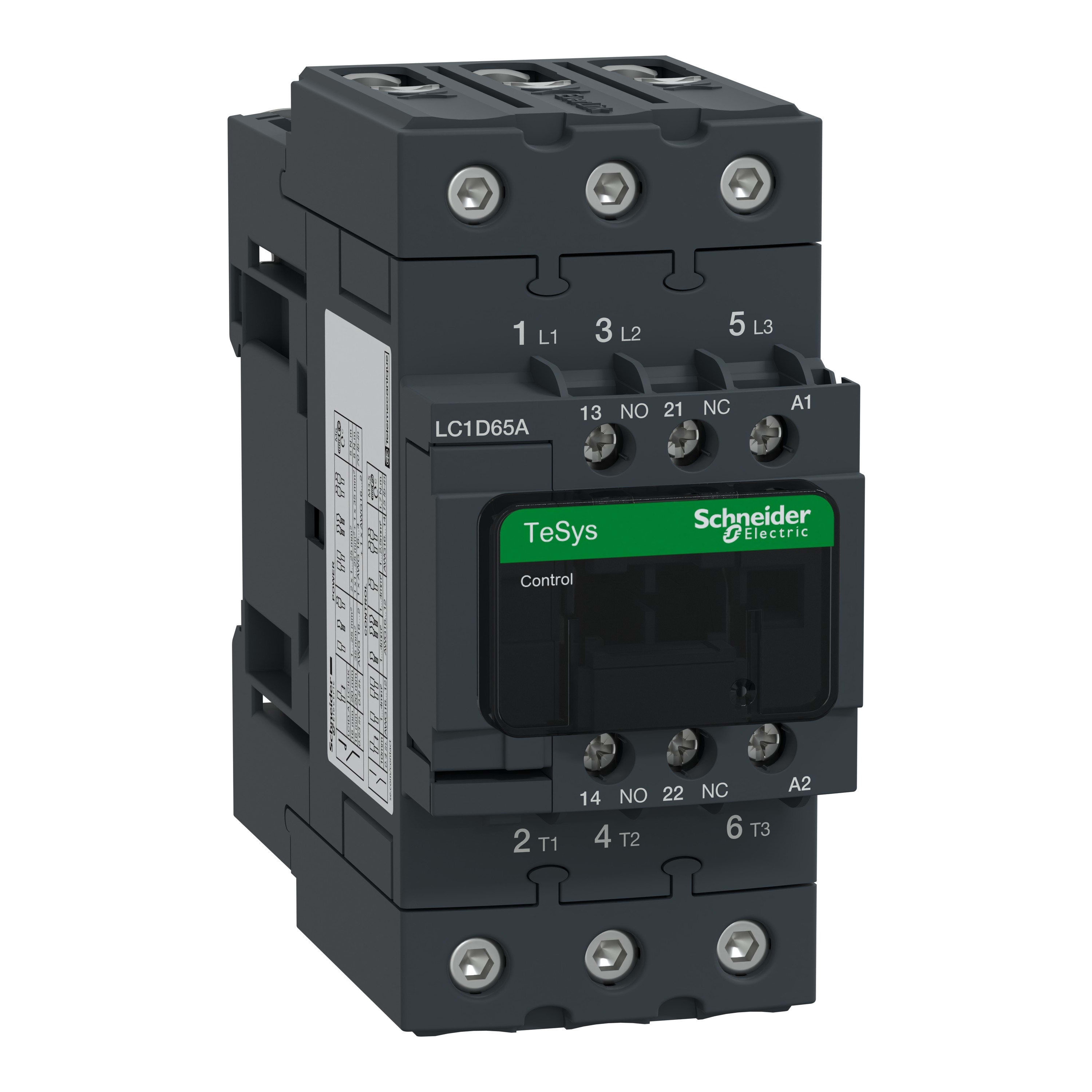Schneider Electric - TeSys LC1D - contacteur - 3P - AC-3 440V - 65A - bobine 480Vca