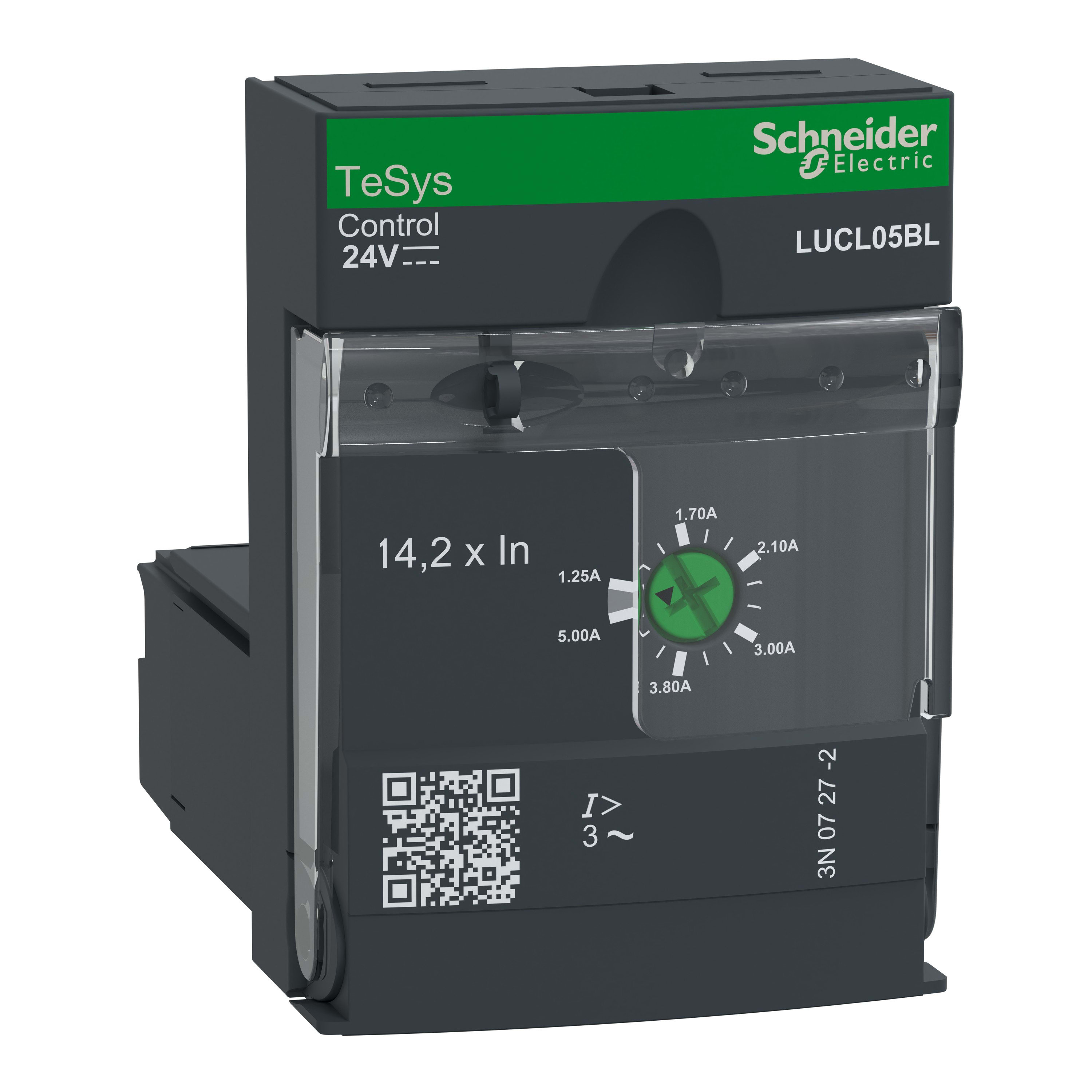 Schneider Electric - TeSys U - unité de contrôle magnétique protection - 1,25A à 5A - 24V CC