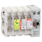Schneider Electric - TeSys GS - interrupteur sectionneur fusible - 4P - 50A - 14x51 mm