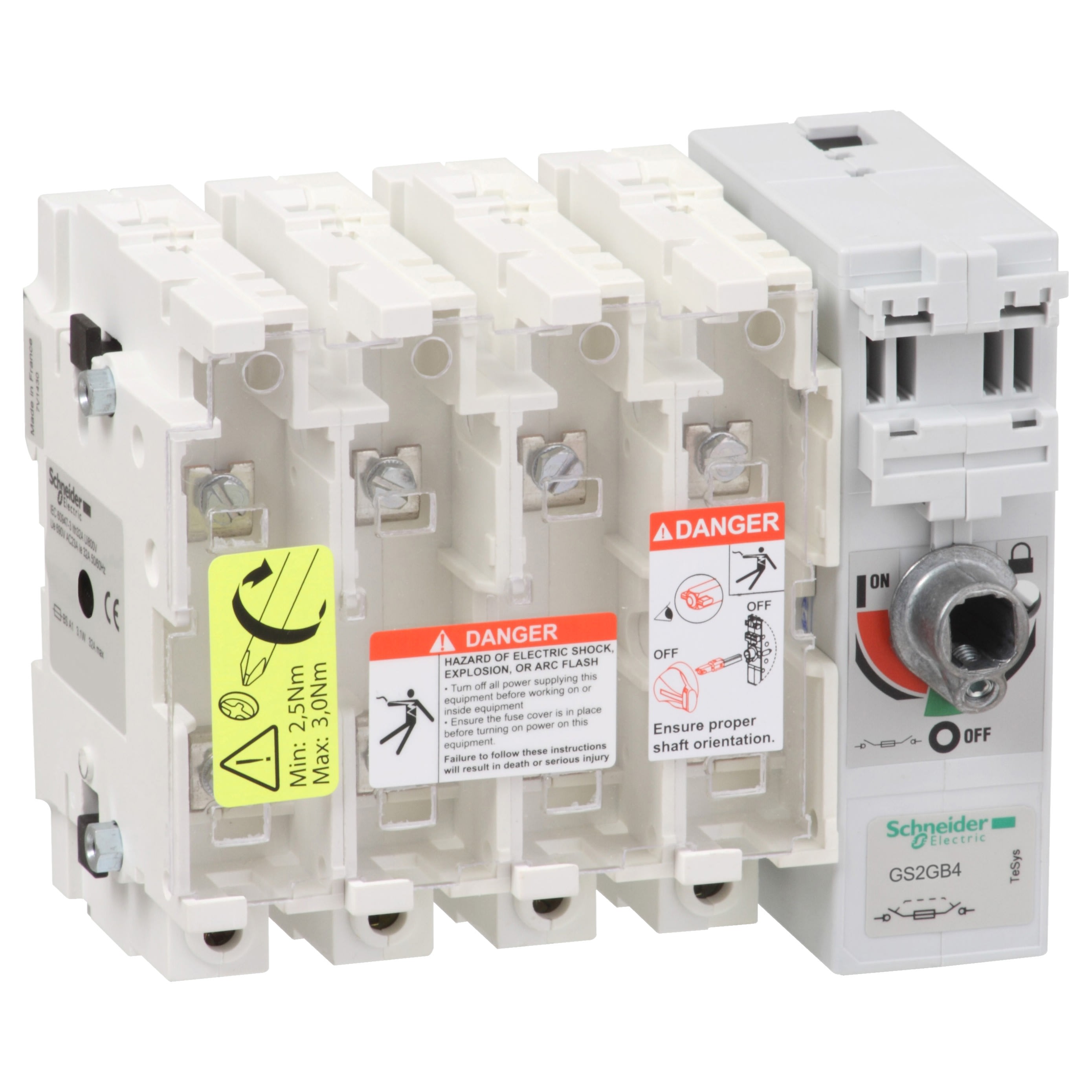 Schneider Electric - TeSys GS - Interrupteur sect fusible 4x 63a a2-a3