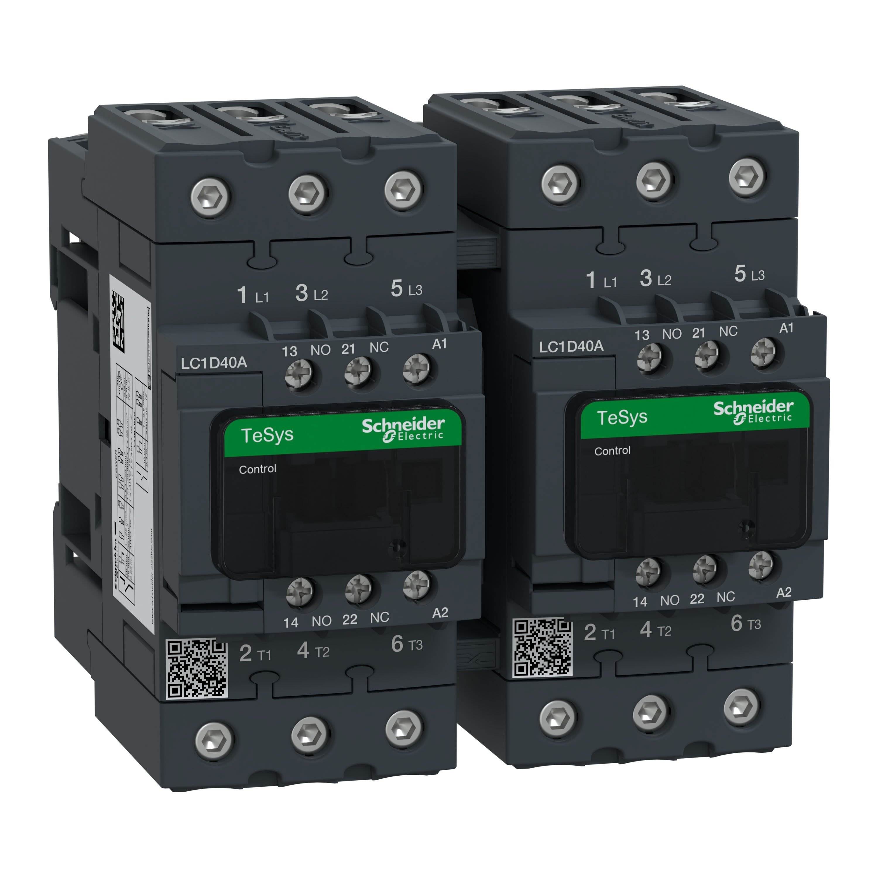 Schneider Electric - TeSys D - contacteur inverseur Everlink - 3P - AC-3 - 440V - 40A - bobine 24V CA