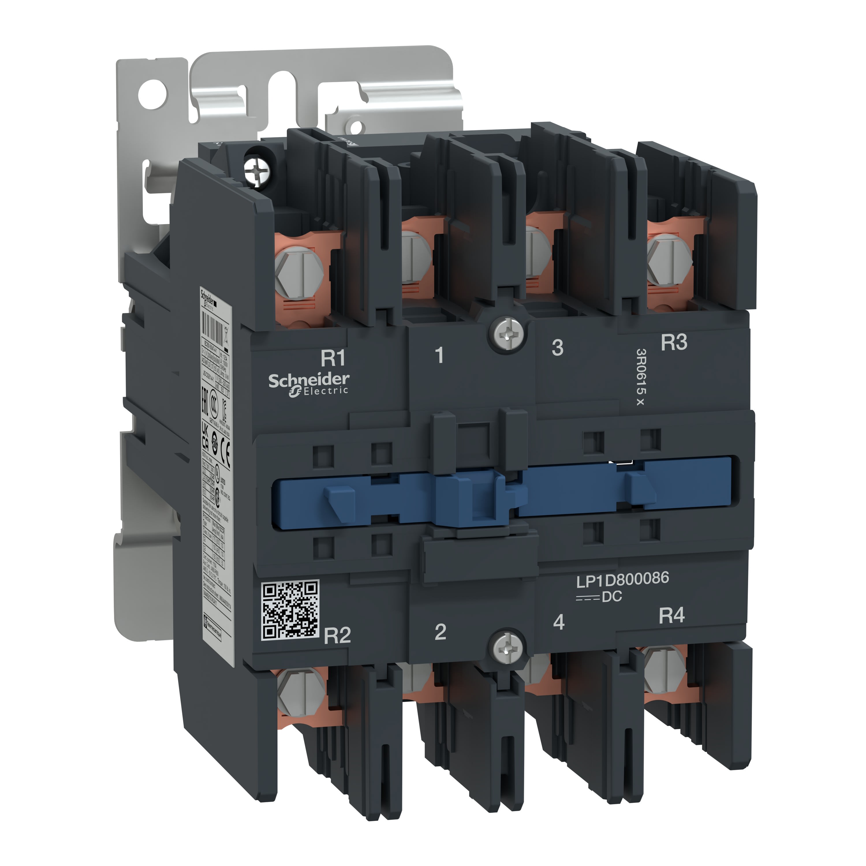 Schneider Electric - TeSys LP1D - contacteur - 4P (2F+2O) - AC-1 440V - 125A - bobine 72Vcc