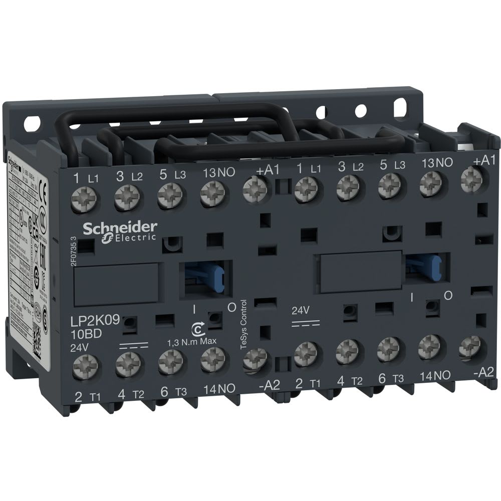 Schneider Electric - TeSys LP2K - contacteur inverseur - 3P - AC-3 440V - 9A - bobine 48Vcc