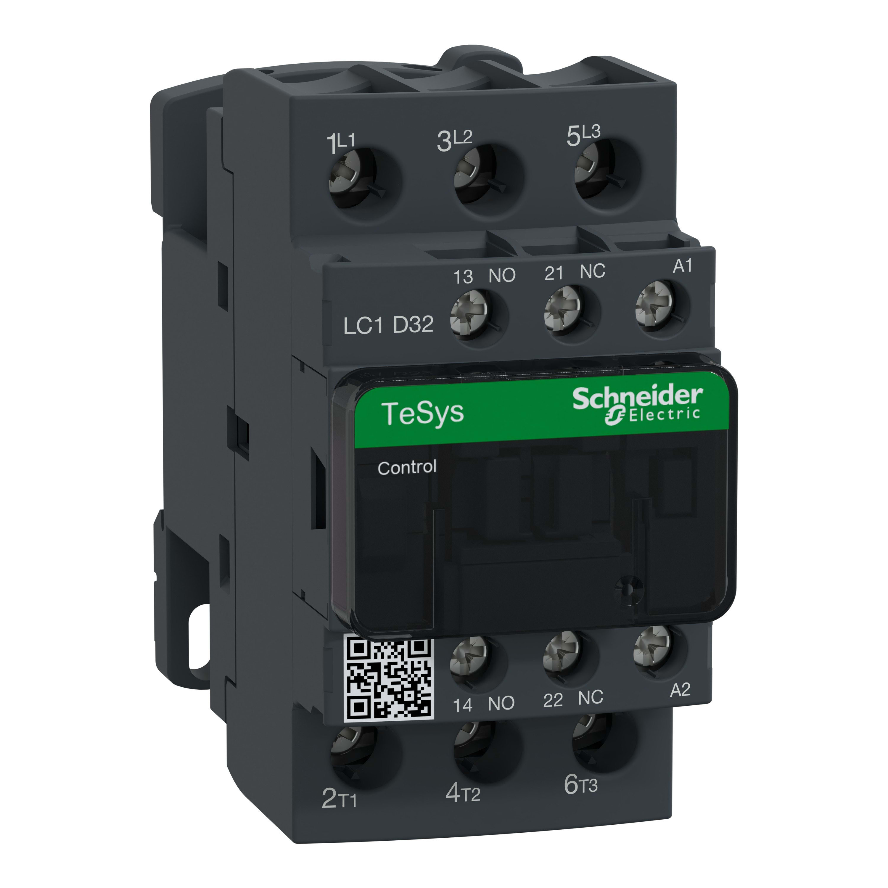 Schneider Electric - TeSys D - Cont 3p 32a 1f 1o 115vca emb col
