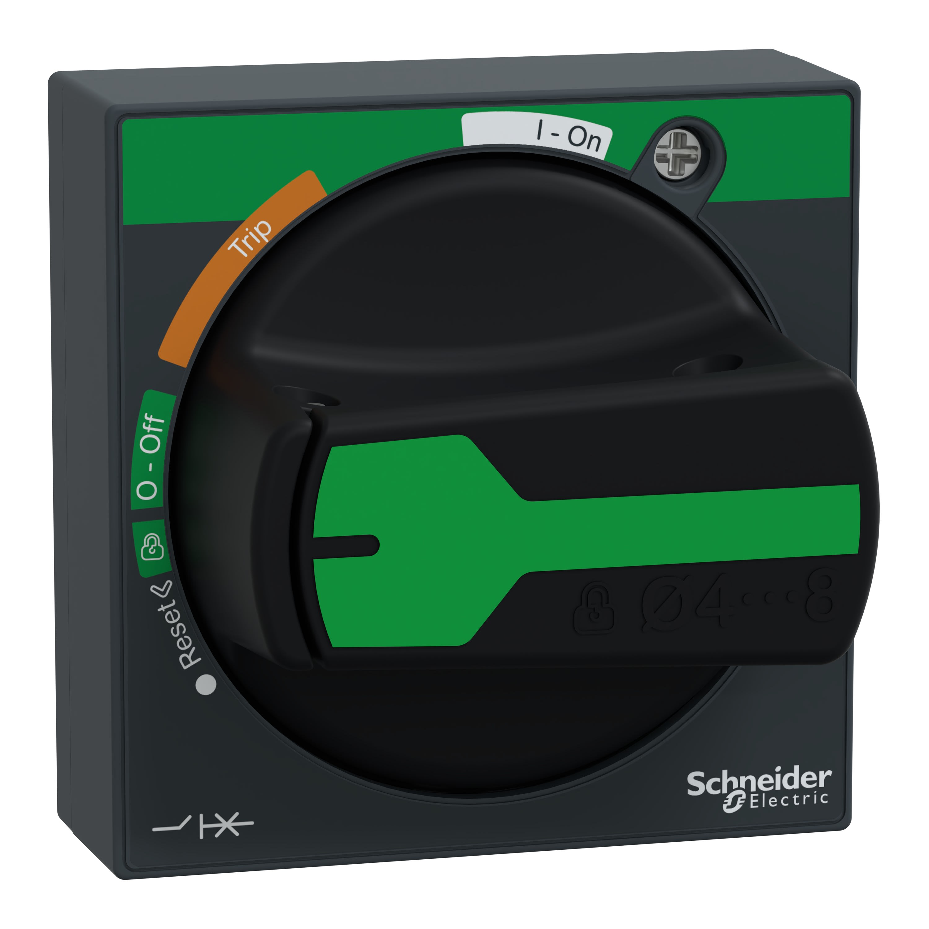 Schneider Electric - TeSys GV - Poignee rotative noire ip 54