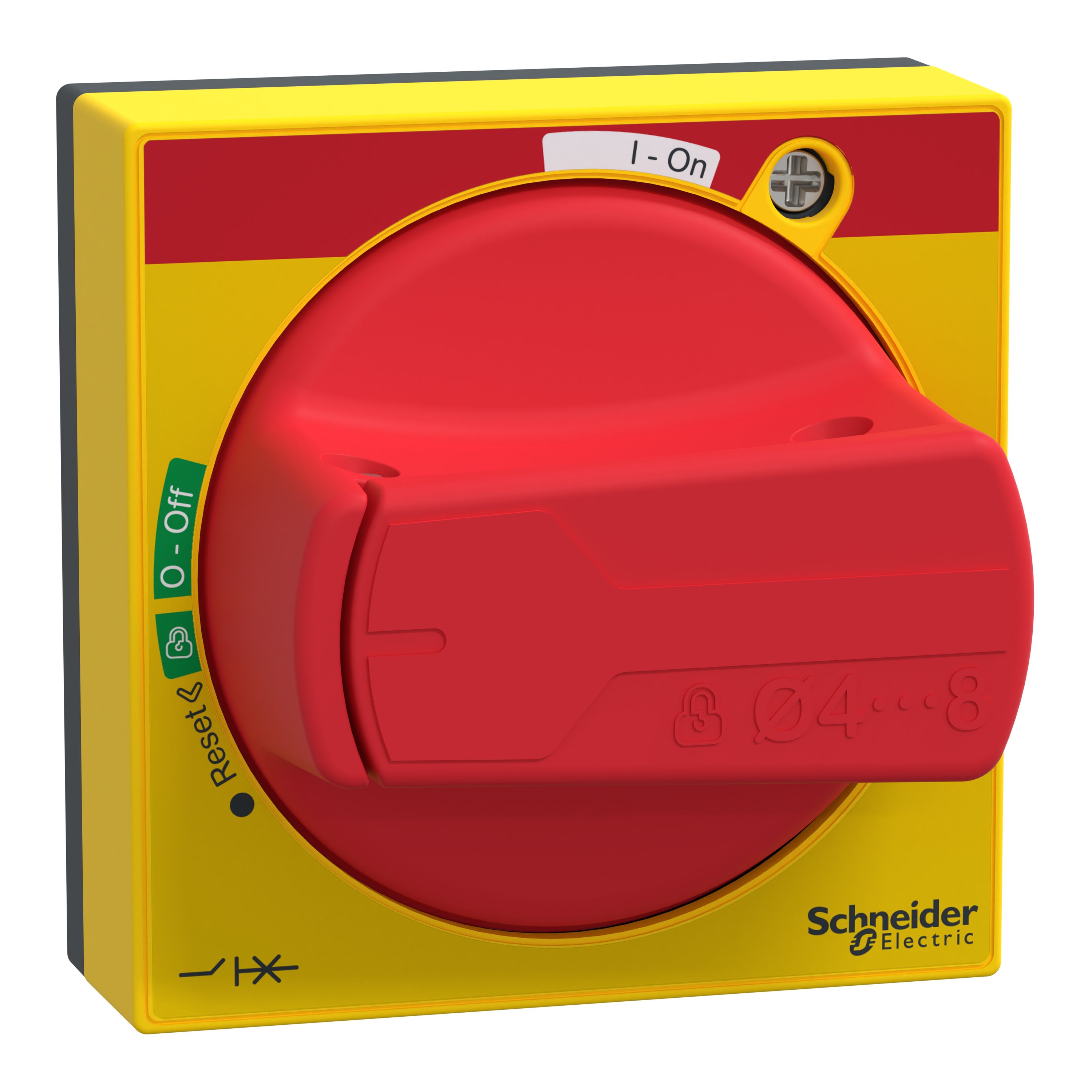 Schneider Electric - TeSys GV - Poignee rotative rouge ip 65