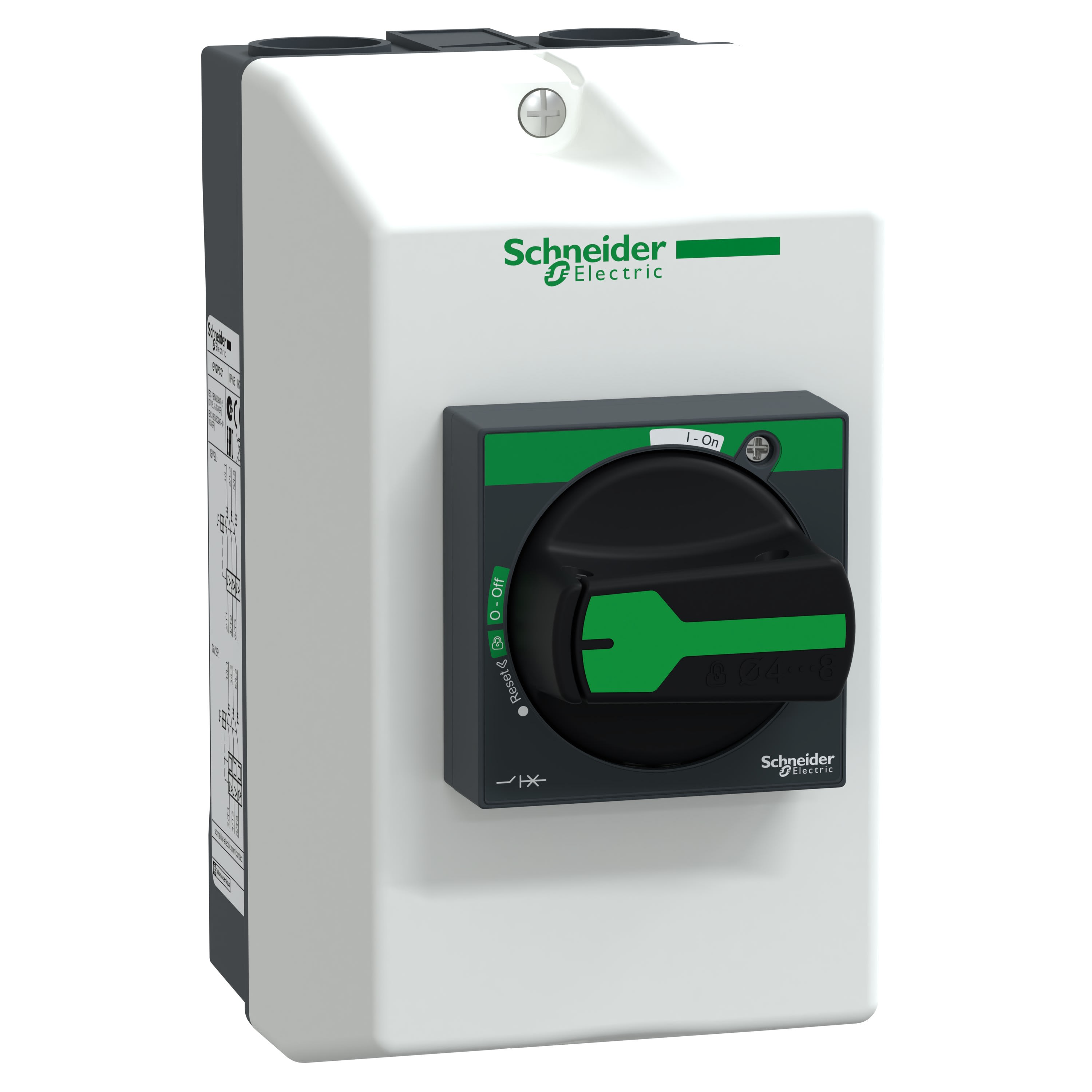 Schneider Electric - TeSys GV2 - coffret plastique - poignée noire - IP65