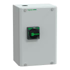 Schneider Electric - TeSys - coffret GV2L et GV3P - métal - IP65 - 312x181x203,5mm - poignée noire