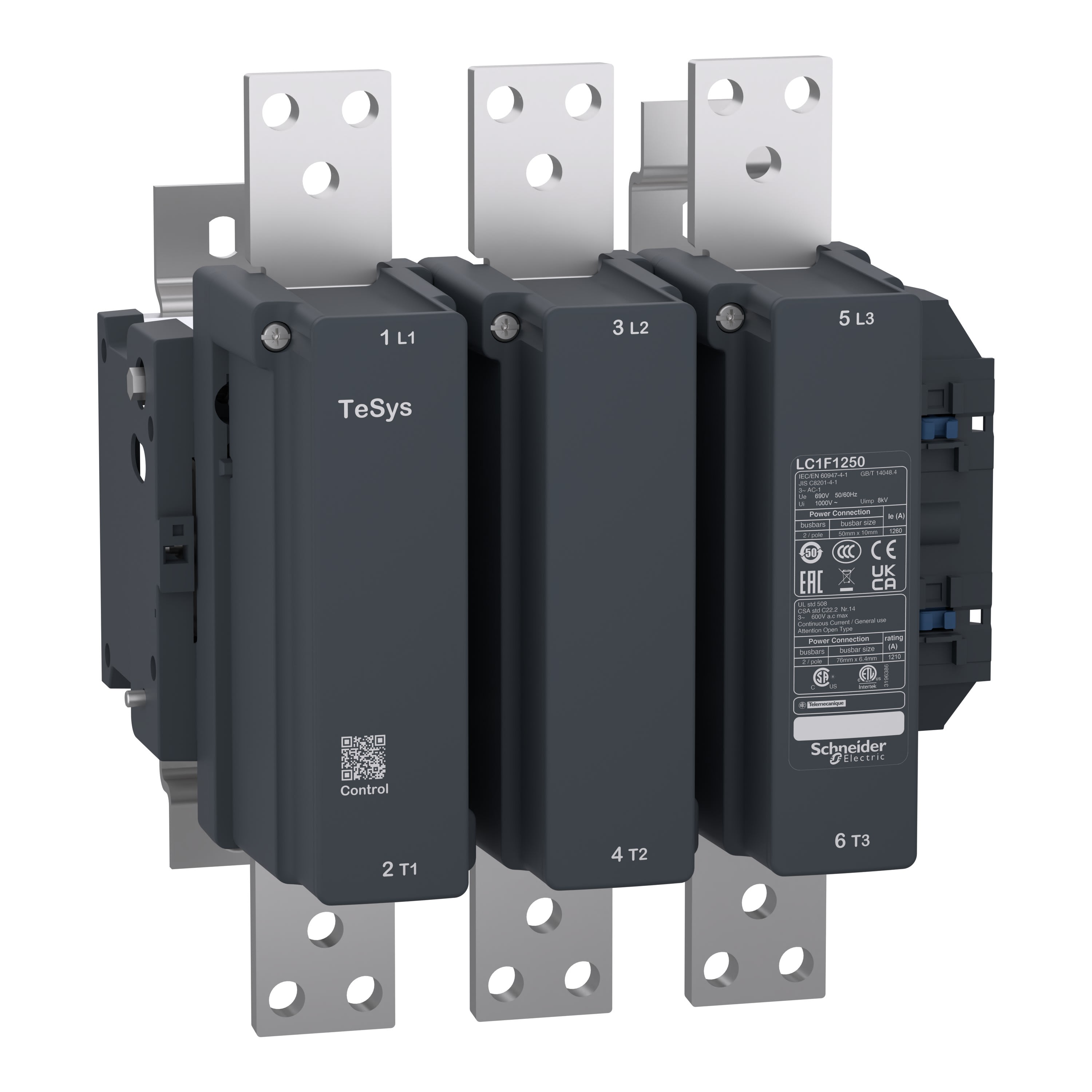Schneider Electric - TeSys F - Contacteur 1250a 3p 230v 50/60hz