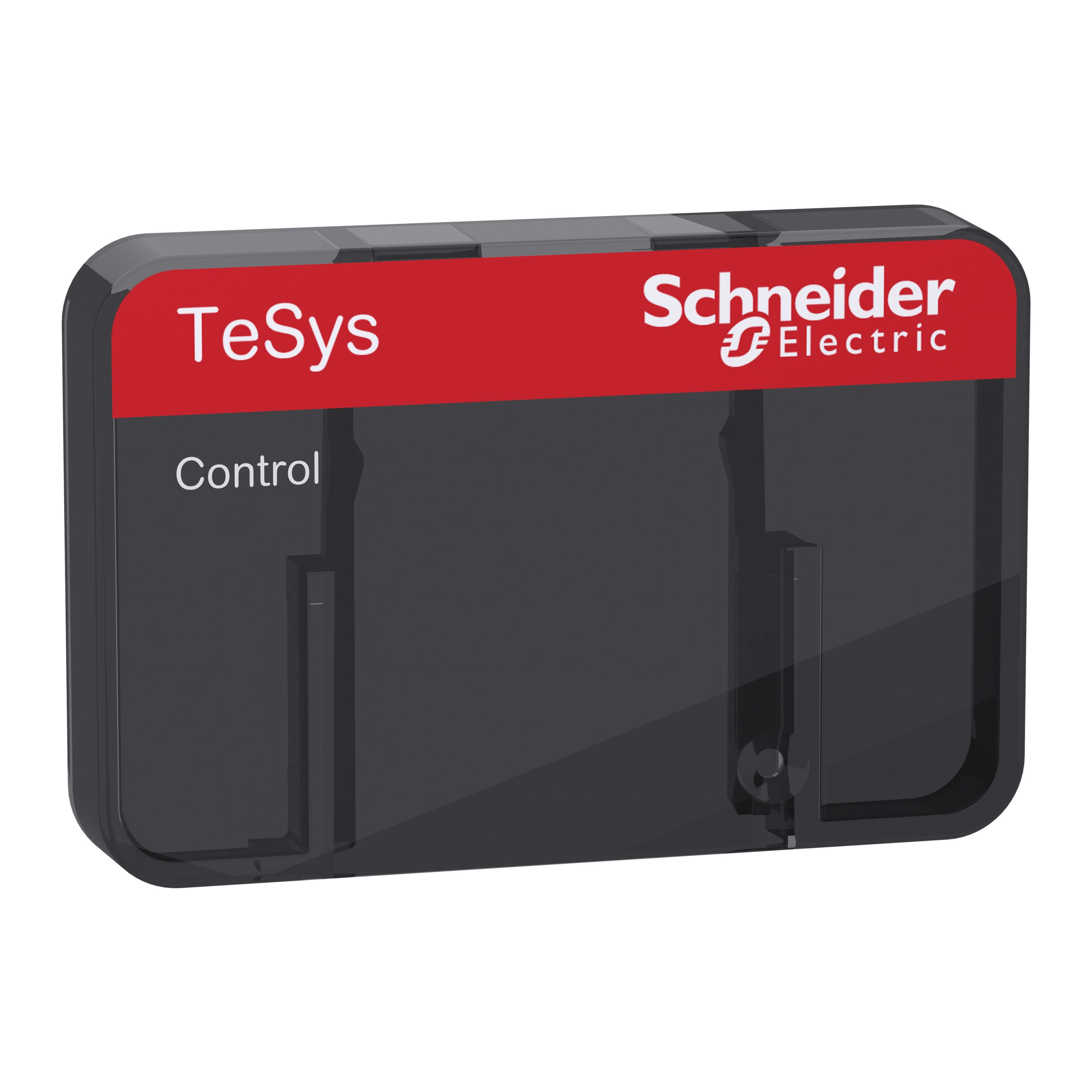 Schneider Electric - TeSys D - capot de sécurité rouge - pour contacteur de 09 à 65A