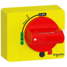 Schneider Electric - TeSys GV - Poignée rouge rotative IP40 - On/Off/Trip - Montage direct sur GV4