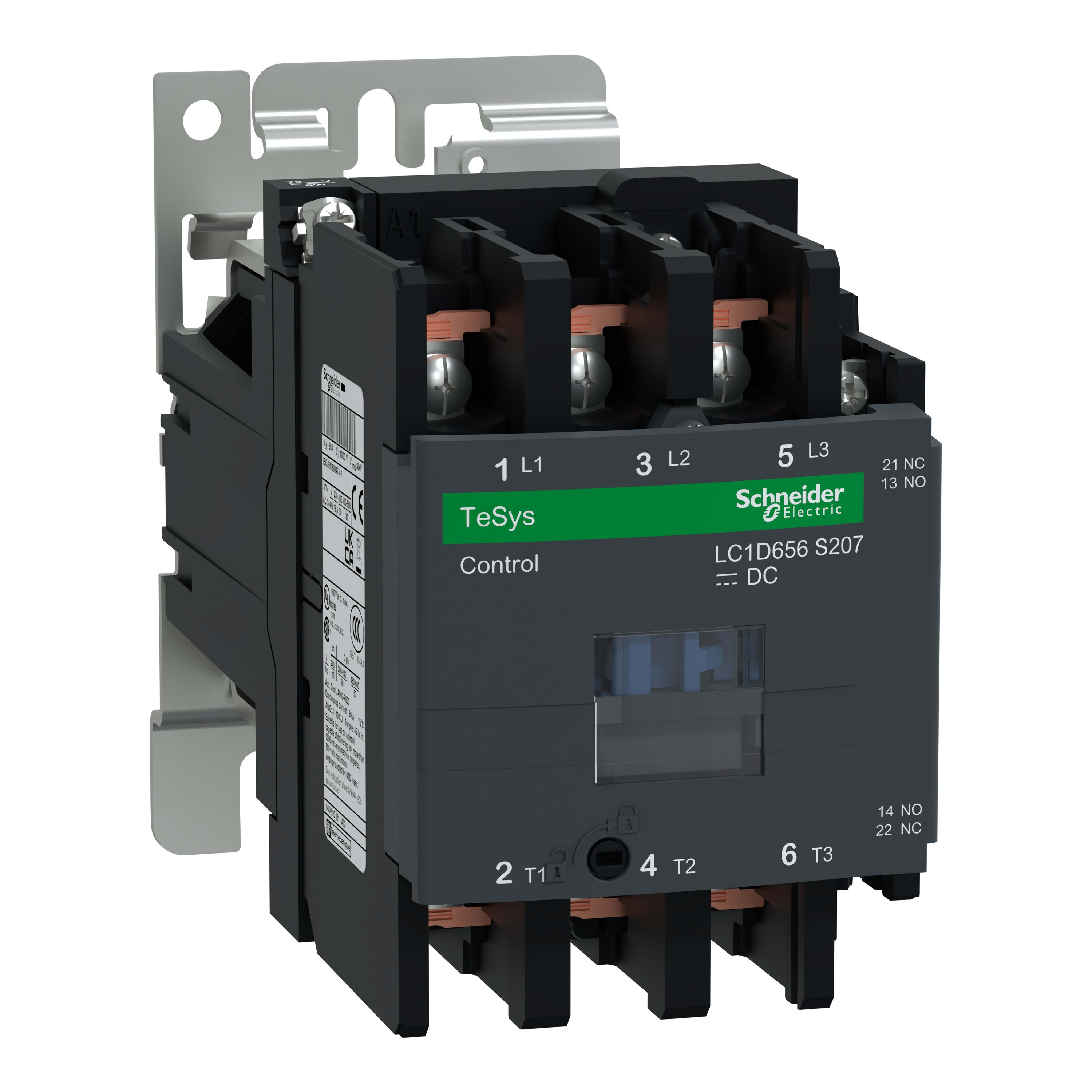 Schneider Electric - TeSys D - contacteur EN45545 - 3P(3NO) - AC3 <=440V 65A - 72Vcc - cosses fermées