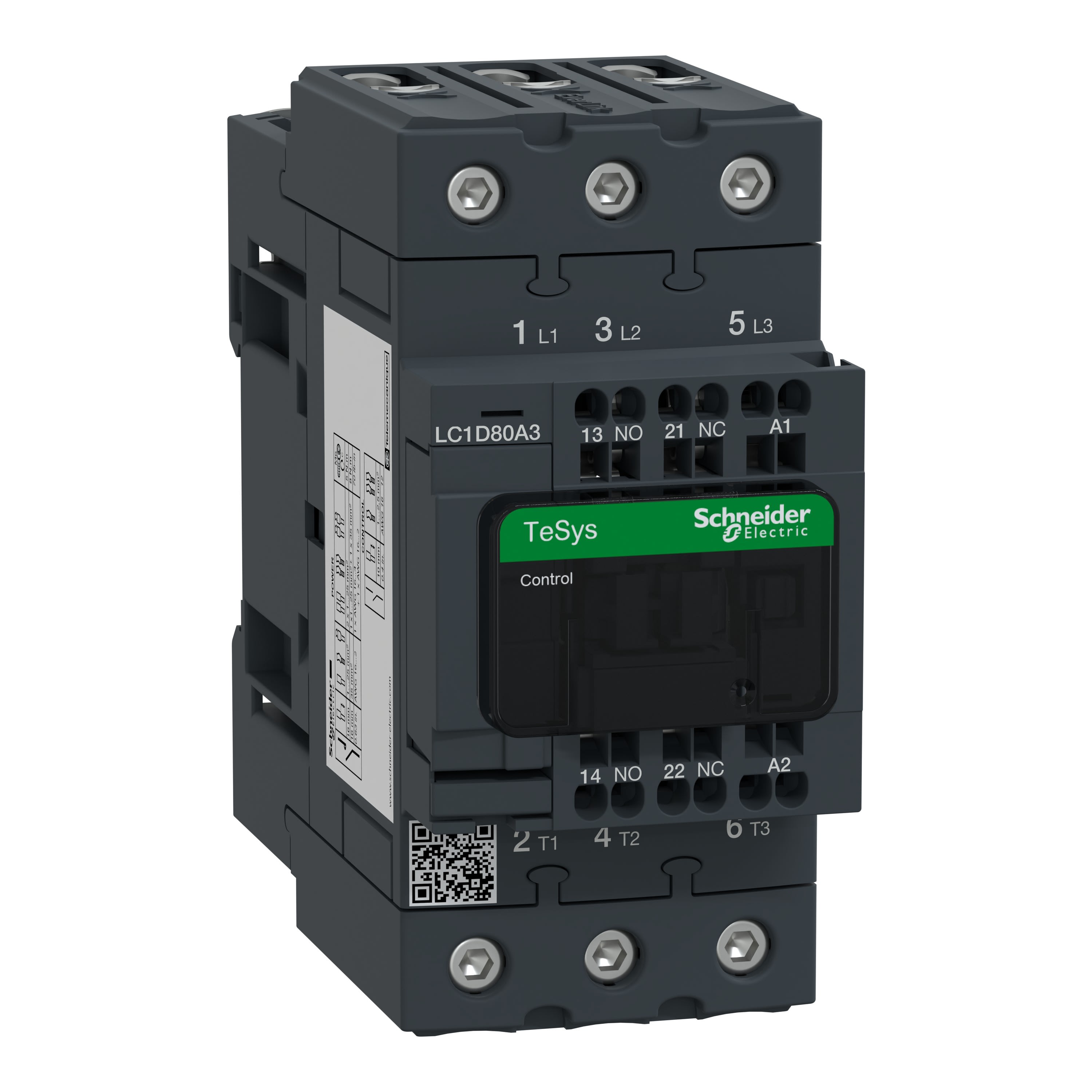 Schneider Electric - TeSys D - contacteur - 3P(3 NO) - AC3 - <= 440V 80A - 230Vca ressort