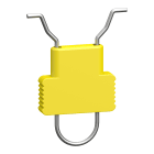 Schneider Electric - C60 - dispositif de condamnation pour poignée C120/NC45 à 125 - lot de 4