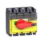 Schneider Electric - interrupteur sectionneur à coupure visible - poignée rouge - INV160 4P 160A