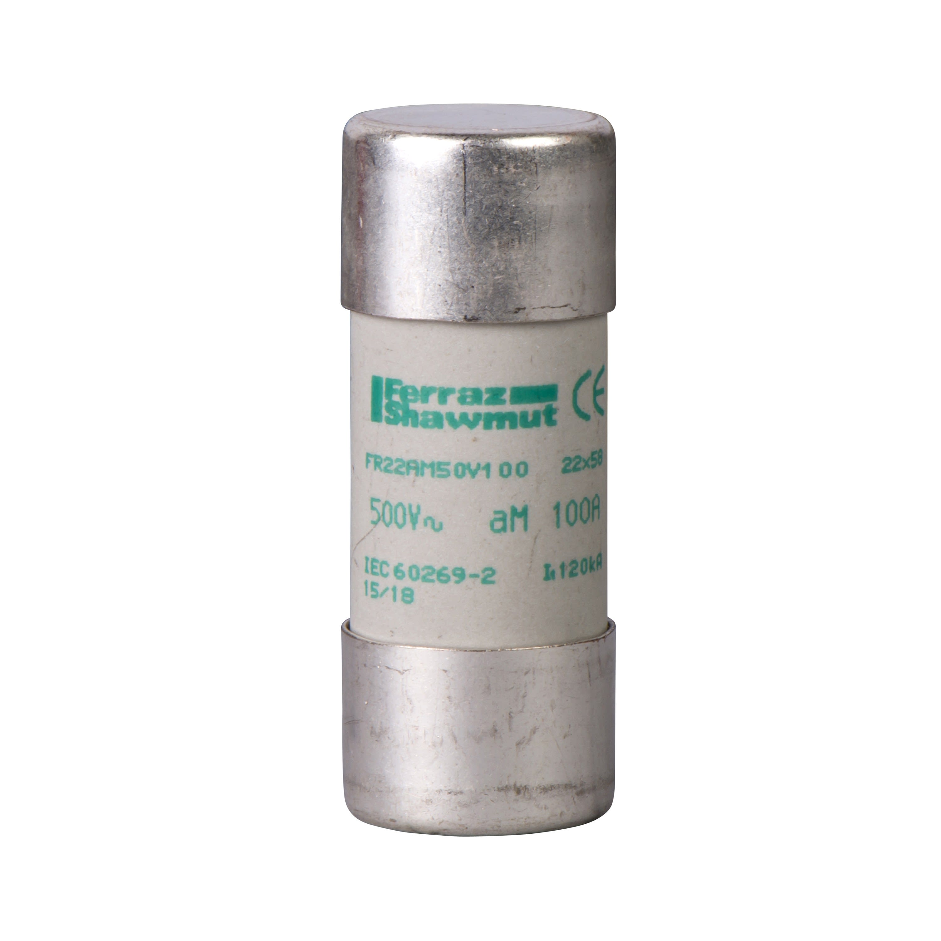 Schneider Electric - TeSys DF - cartouche fusible NFC 22x58mm cylindrique - aM 100A - sans voyant