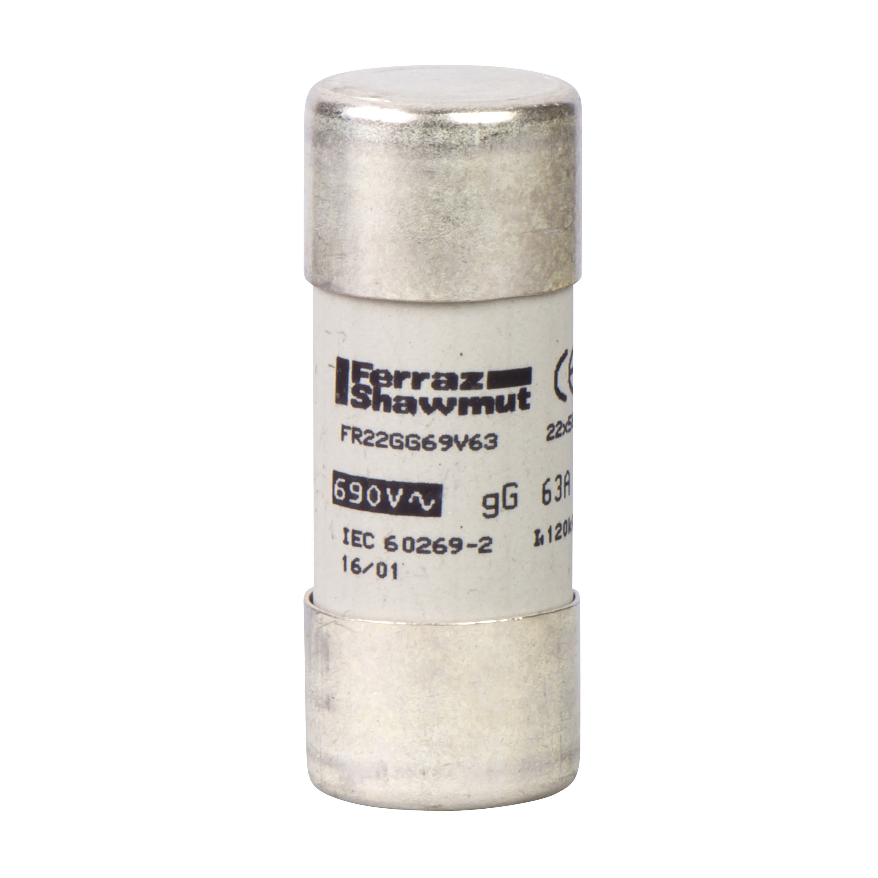 Schneider Electric - TeSys DF - cartouche fusible NFC 22x58mm cylindrique - gG 25A - sans voyant