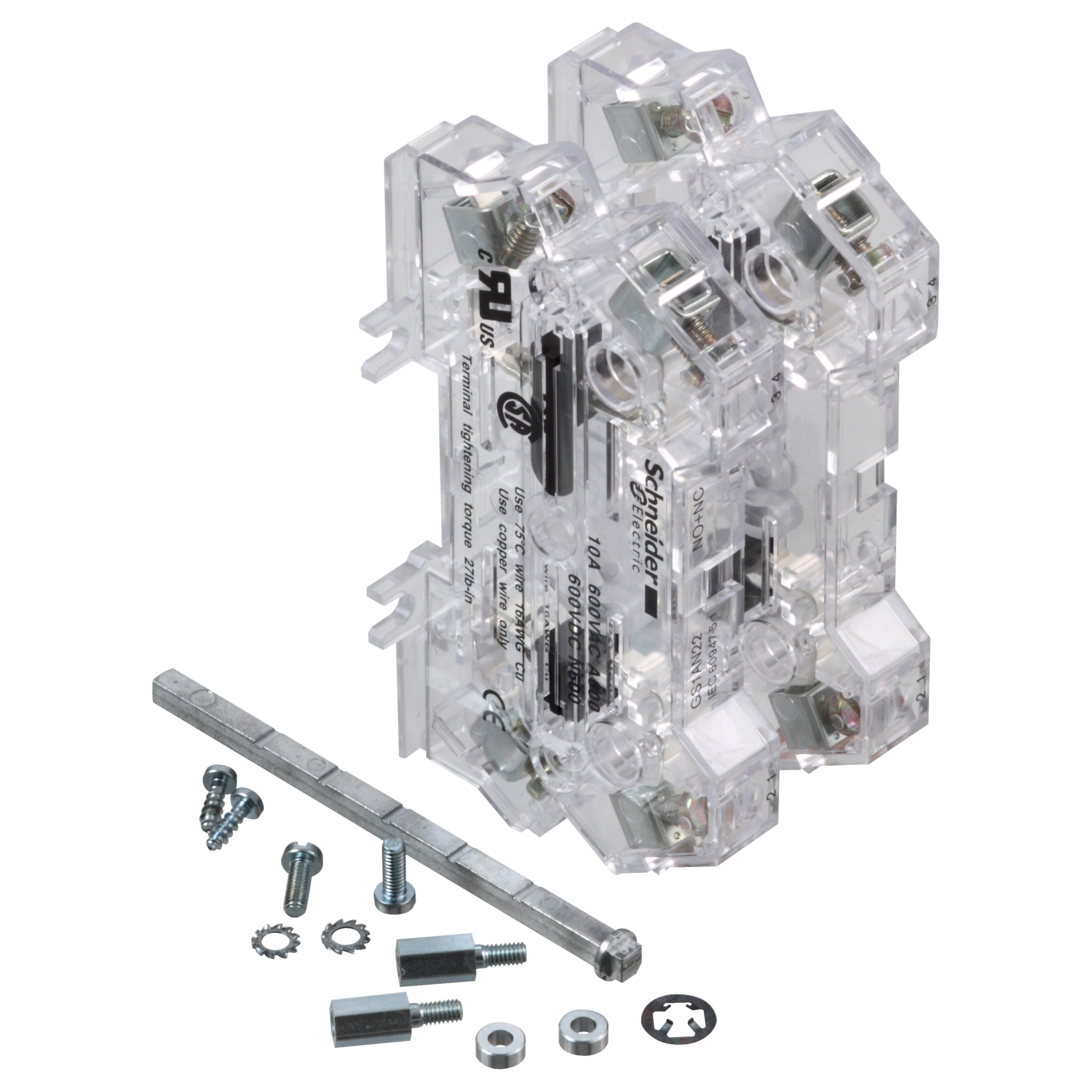 Schneider Electric - contacteur CONT.AUX.2O plus 2F 32-400A