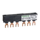 Schneider Electric - TeSys GV - jeu de barre tripolaire - 63A - 2 dérivations - pas 45 mm