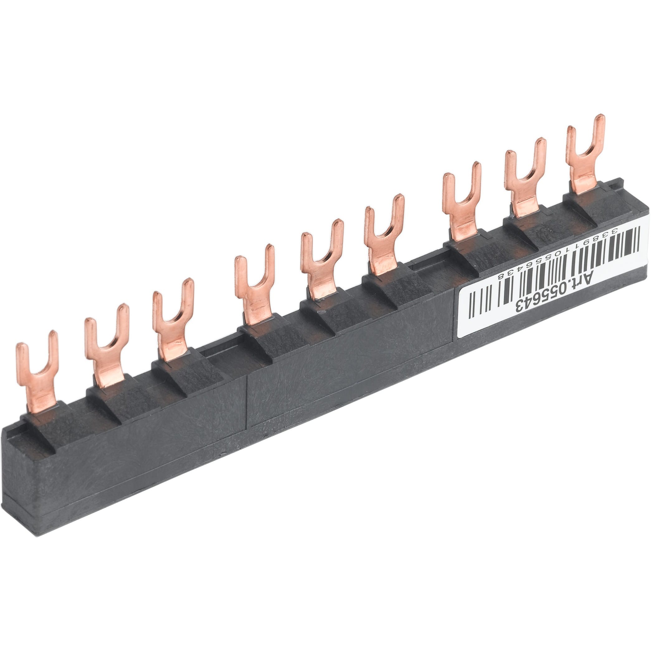 Schneider Electric - TeSys GV - jeu de barre tripolaire - 63A - 3 dérivations - pas 45 mm