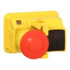 Schneider Electric - TeSys GV - tête pour bouton-poussoir Ø40mm - tourner pr déverrou.- Ø22mm - rouge